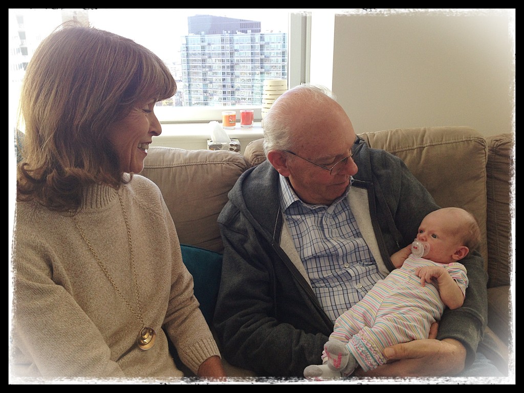 Avery, Grampa Bob, Gramma Di